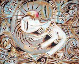 Ever Fonseca, “Sin título” (2004). Acrílico sobre tela. Ever Fonseca, “Sin título” (2004). Acrílico sobre tela