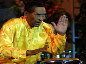 El percusionista y cantante cubano Luis Abreu, fundador de Los Papines.