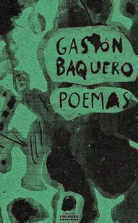 Portada de la plaquette con el poema de Gastón Baquero