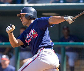 Bárbaro Cañizares, durante un juego del Richmond. (MLB)