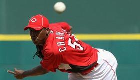 El lanzador cubano Aroldis Chapman