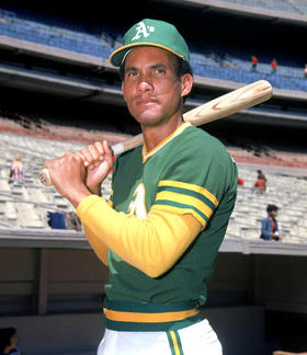 Bert Campaneris durante su etapa con los Atleticos de Oakland, en 1968. (MLB)