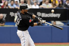 El toletero dominicano José Bautista, de los Azulejos de Toronto. El toletero dominicano José Bautista, de los Azulejos de Toronto