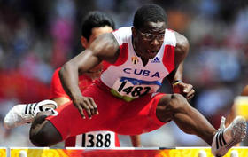 El cubano Dayron Robles, plusmarquista mundial de 110 metros con valla