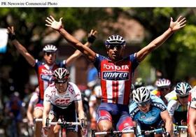 Iván Domínguez en el Tour de Georgia. (AP) Iván Domínguez en el Tour de Georgia