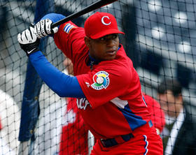 El jardinero cubano Yoenis Céspedes. (Foto mlb.com)