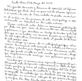 Carta de Fariñas