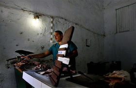 Carnicería en La Habana: A la espera de cambios. (AP)