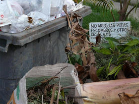 Basurero en La Habana