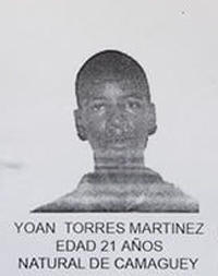 Yoan Torres, uno de los reclutas involucrados en el secuestro del avión