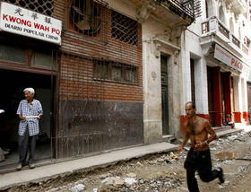 Una imagen actual del 'Barrio Chino' de La Habana