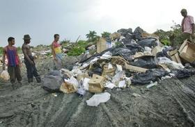 Un basurero en La Habana