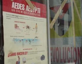 Cartel de la campaña contra el mosquito que impulsa el gobierno