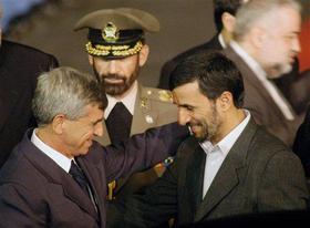 Llegada de Ahmadinejad