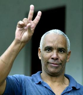 Miguel Valdés Tamayo tras salir de prisión. (AP) Valdés Tamayo