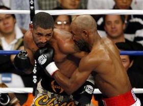 Combate de Joel Casamayor (dcha.) con el norteamericano Diego Corrales.