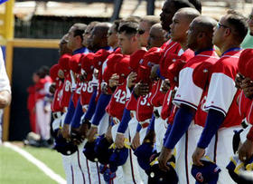 Equipo cubano que alcanzó el segundo lugar en el Clásico Mundial de Béisbol, celebrado en la primavera