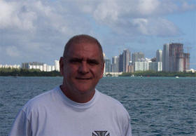 El presentador televisivo Carlos Otero, en Miami