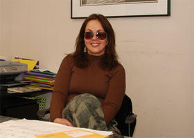 Hilda Rabilero, en su oficina de Miami Beach