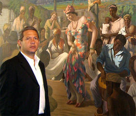 El coleccionista de arte Roberto Ramos.