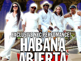 Detalle del cartel del concierto de Habana Abierta en Nueva York, el próximo 9 de noviembre