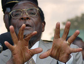 Robert Mugabe, presidente de Zimbabue. (AP) Robert Mugabe, presidente de Zimbabue