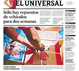 La prensa venezolana advierte del desabastecimiento progresivo de alimentos, medicinas y repuestos para autos