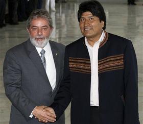 Lula y Morales