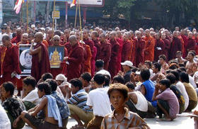 Birmania Protestas