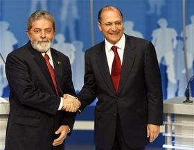 Lula y Alckmin