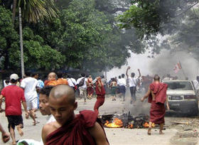 Birmania Protestas