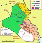 Mapa étnico de Irak