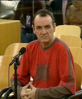 El terrorista vasco Juan Ignacio de Juana Chaos, durante el juicio 'por amenazas terroristas'