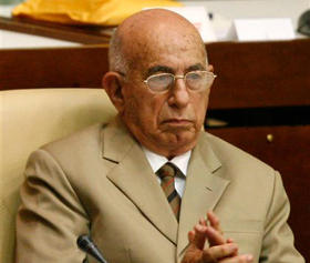 José Ramón Machado Ventura, número dos del régimen. (AP) José Ramón Machado Ventura, número dos del régimen