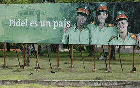 Un cartel en La Habana. (AP)
