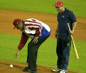 Fidel Castro y Pérez Roque, en una imagen de 2002