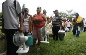 Evacuados por Ernesto