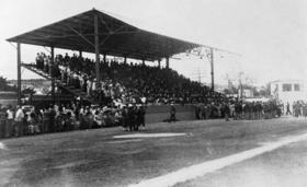 Estadio Palmar del Junco, donde se jugó por primera vez béisbol en Cuba.