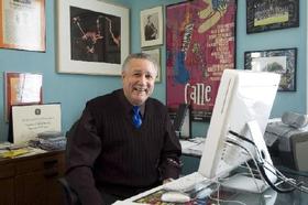 Paquito D'Rivera, en su oficina