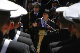 Presidente boliviano Evo Morales, en un discurso ante los marines