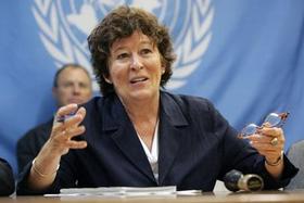 Louise Arbour, Alta Comisionada de Derechos Humanos de la ONU.