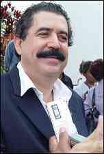 Manuel Zelaya, presidente de Honduras. Manuel Zelaya, presidente de Honduras