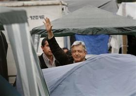 El ex candidato opositor mexicano López Obrador