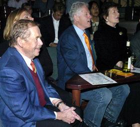 Havel y Clinton