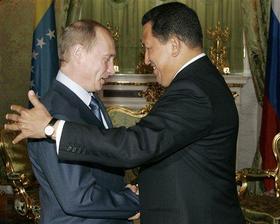 Putin y Chávez