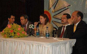 Zoè Valdés en la Feria del Libro de Santo Domingo