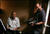 Bebo Valdés y Carlos Carcas durante el rodaje de 'Old Man Bebo'. (PEDRO PORTAL)