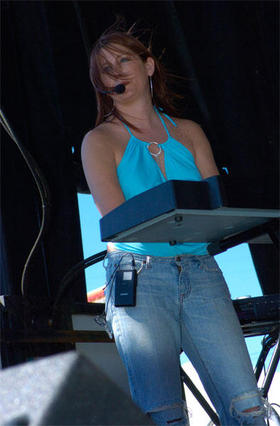 La compositora Mariela Suárez, directora de la banda Havana NRG. (KEVINE CRAWFORD)  