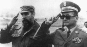 Fidel Castro y Wojciech Jaruzelski.