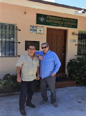 Pedro Corzo (derecha) y Enrique Ruano